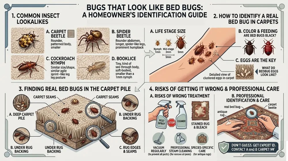 Bugs That Look Like Bed Bugs: A Homeowner's Identification Guide