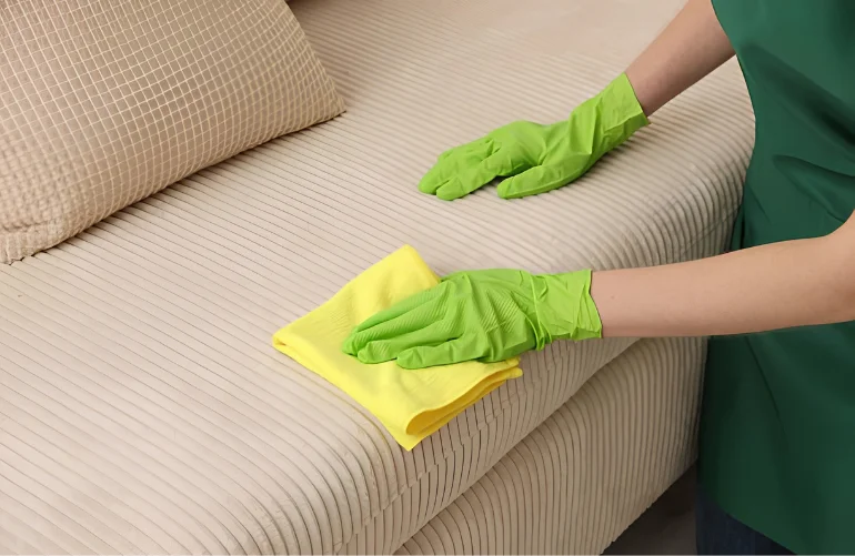 How to Clean Polyester Couch Without Leaving Water Marks