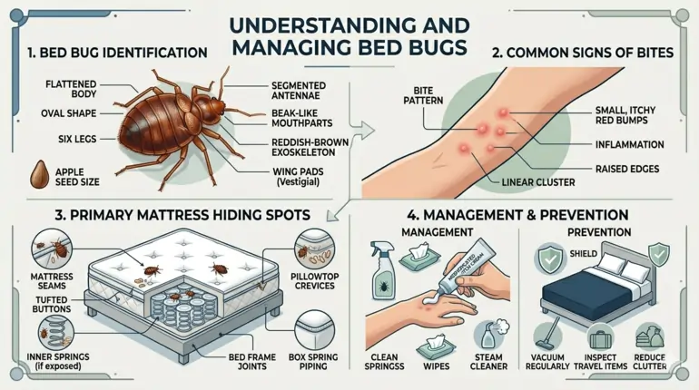 Complete Guide to Bed Bug Identification, Symptoms, Prevention & Control